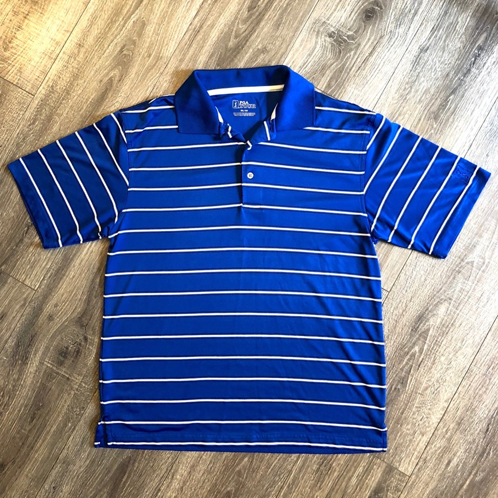 Men’s PGA Tour 100% Polyester Golf Shirt